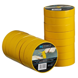 PVC Sealing and Joining Electrical Insulation Tape Yellow, 18mm x 20m x 180mu